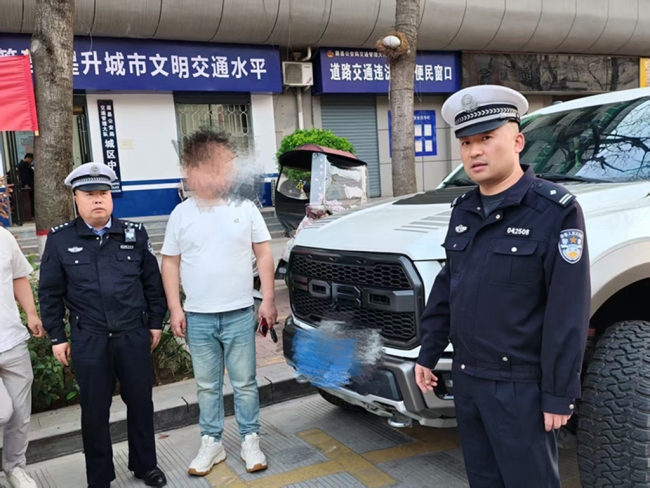眉县交警开展道路交通安全攻坚行动