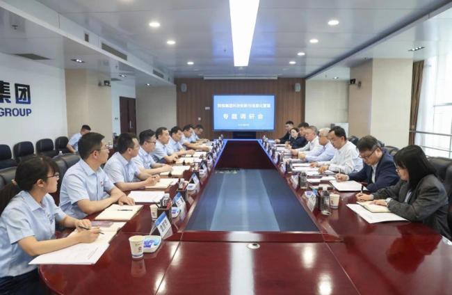 陕煤集团党委委员、董事闵小建到北元集团调研指导工作