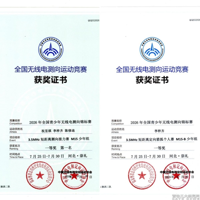 历史性突破！西安工业大学附属中学学子获全国赛冠军