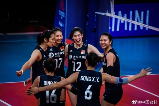 中国女排3-0俄罗斯 世联赛勇夺五连胜
