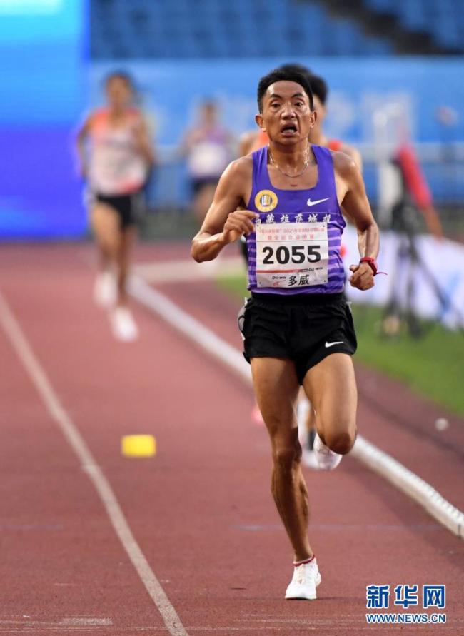全国锦标赛：多布杰获男子5000米冠军 