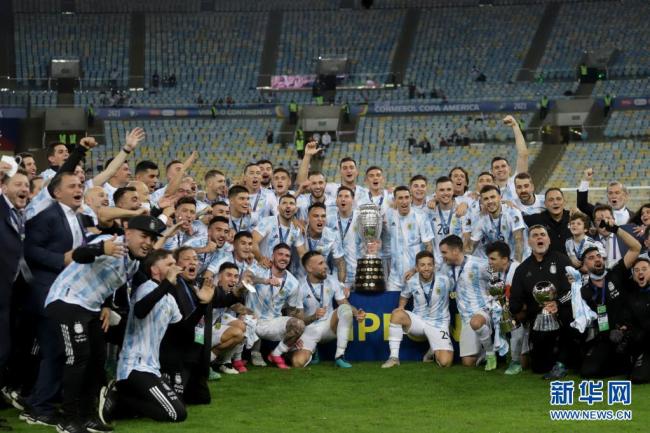 美洲杯：阿根廷队夺冠