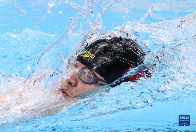 残奥会游泳：贾红光获得男子100米仰泳S6级金牌 