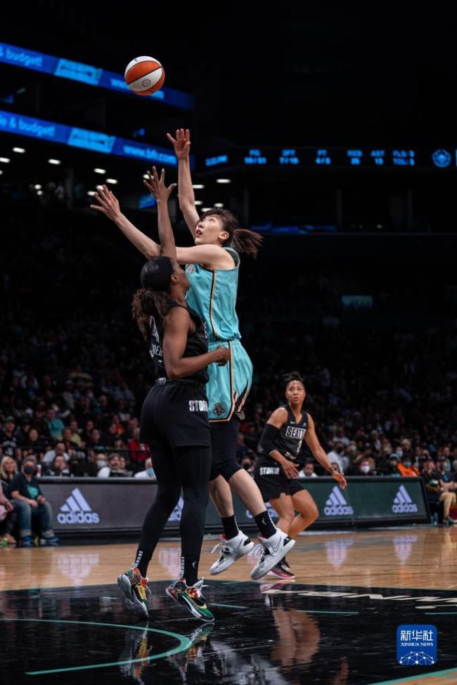 WNBA |自由人不敌风暴韩旭6分4篮板
