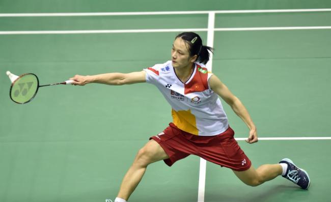 香港羽毛球公开赛：张艺曼晋级女单四强