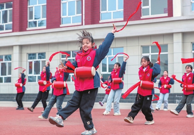 垣曲县英言镇马湾小学：引导学生在快乐运动中强身健体