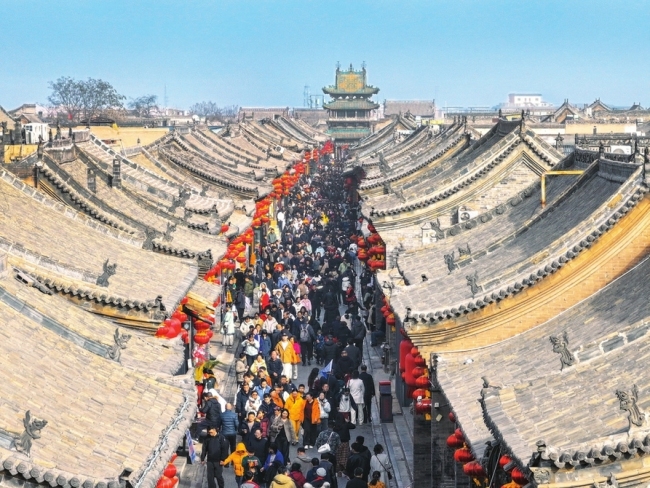 游平遥古城 感受浓浓年味