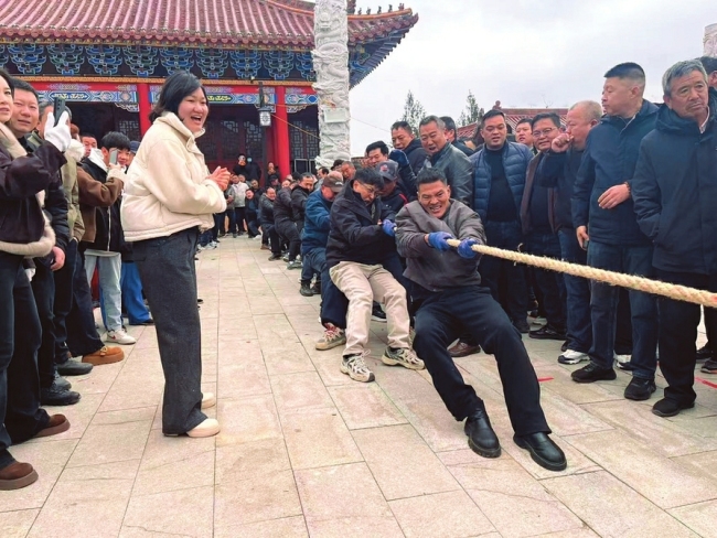 平陆县圣人涧镇——一起呐喊 一起欢笑 年味特别足