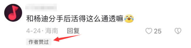 曝杨迪前任是男性，对方发声疑承认，直言被杨迪伤得深难以放下