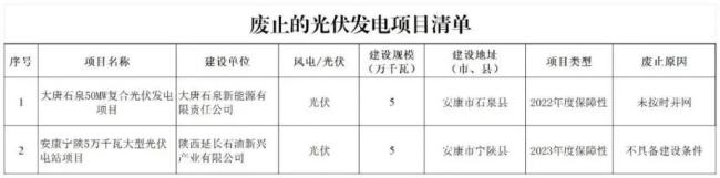 违建、逾期！近 800 个风光项目被“废止”