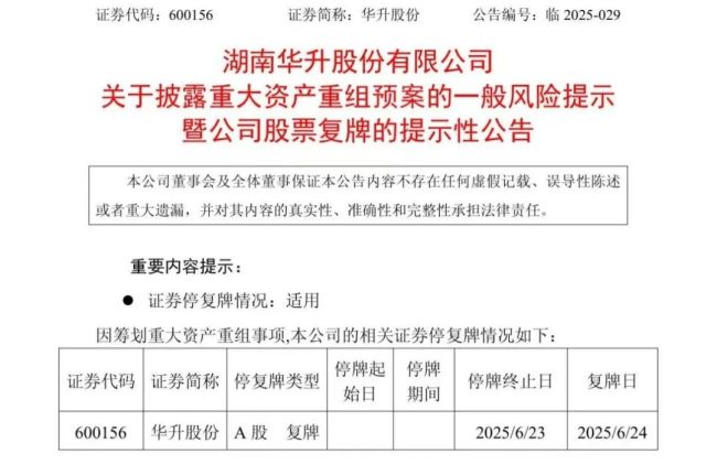 600156，公布重大资产重组预案，明日复牌