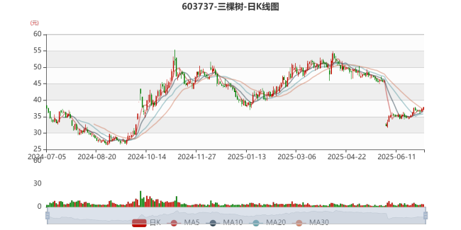 三棵树：预计2025年上半年净利同比增长80.94%