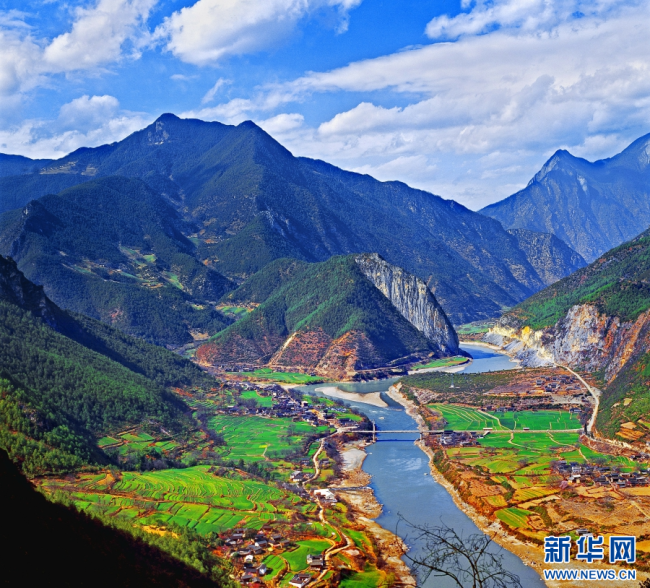 云南“三江并流”:奔流不息和谐共生