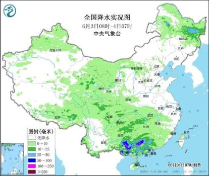 暴雨继续影响广西广东！华北东北多阵雨天气 局地防范强对流