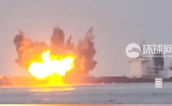 也门胡塞武装公布了一段袭击红海航行船只“希俄斯狮子”号的视频