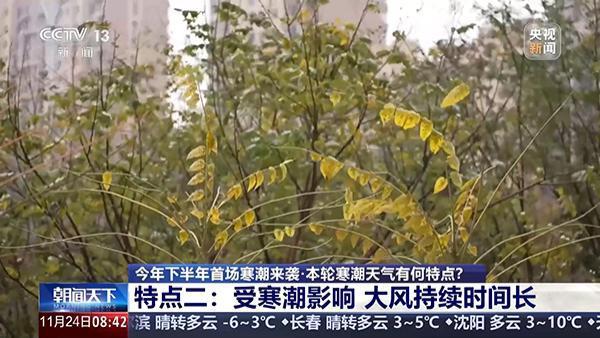 本轮寒潮天气有3个特点 降温大风降雪齐至