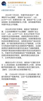 华晨宇维权成功 名誉权获保护