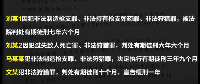 男子被當獵物槍殺案4名被告人獲刑 其中兩人是夫妻