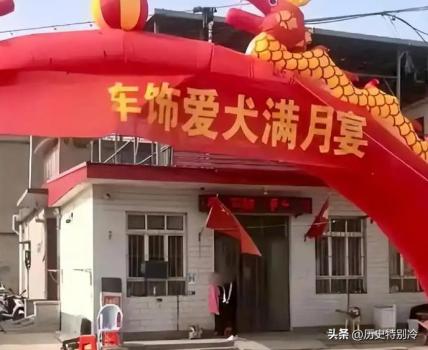 当地回应村民给狗办满月宴 引发道德争议