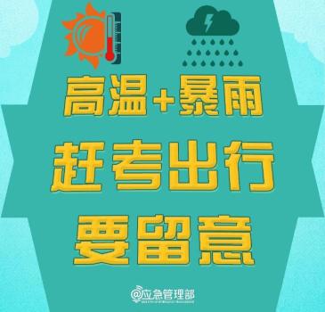 @高考生 趕考出行這些事項要留意 關(guān)注天氣平安迎考