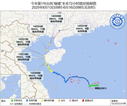 台风“蝴蝶”在海南省登陆 强风雨天气持续影响