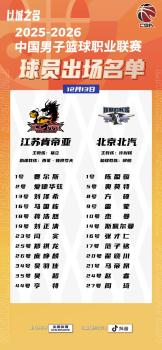 北汽队新赛季首个主场取得大胜 全员发挥出色