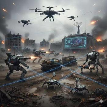 机器人突袭乌军阵地 未来战争形态变革