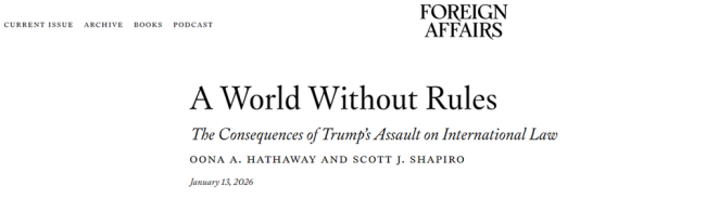 耶鲁教授批美破坏国际秩序 炮舰外交卷土重来