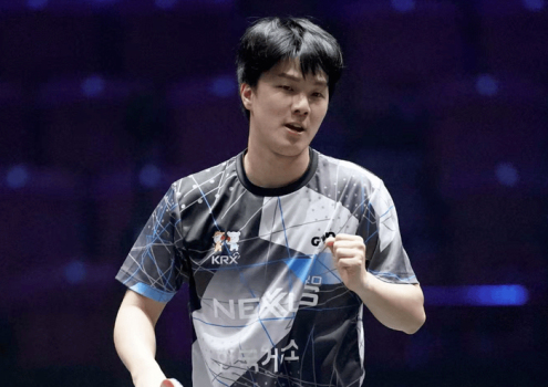 安宰贤晋级WTT重庆冠军赛男单16强 激战五局胜出