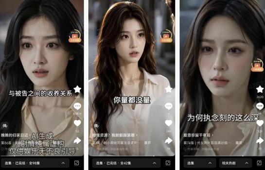 刷来刷去都是同一张脸 平台出手了 规范AI角色创作
