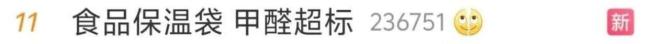 很多人爱囤的外卖保温袋或甲醛超标 暗藏健康风险
