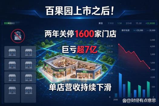 百果园上市后两年关掉1600家门店 收缩止损扭亏