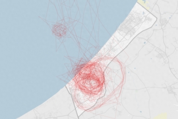 美军无人机出现在加沙